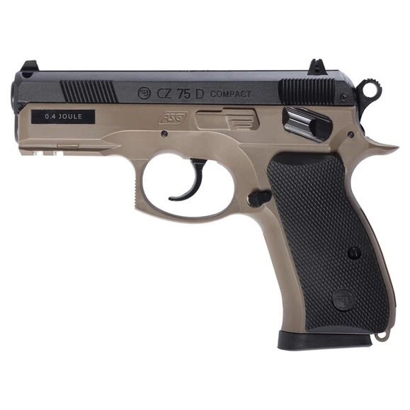 Airsoft pistole ASG CZ 75D Compact DT-FDE, 6 mm BB