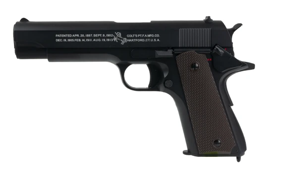 Airsoft pistole Cybergun Colt 1911 AEP Mosfet Metal Slide kal. 6 mm BB, černá