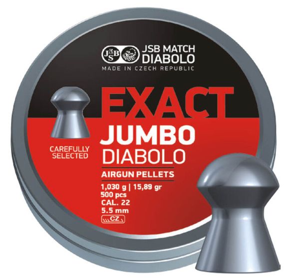 Diabolo JSB Exact Jumbo, kal. 5,52 mm (.22)