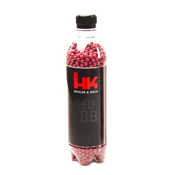 Kuličky BB 6 mm Heckler&Koch 0,20 g, 2700 ks, červené