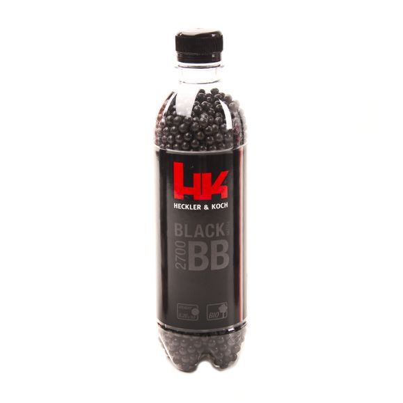 Kuličky BB 6 mm Heckler&Koch, 0,20 g, 2700 ks, černé BIO