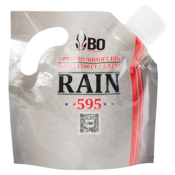 Kuličky BB 6 mm B.O. Rain, 0,25 g, 1500 ks