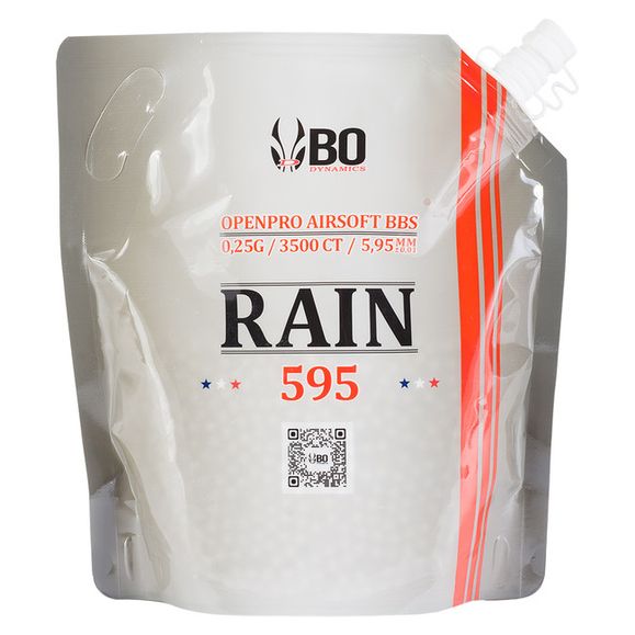 Kuličky BB 6 mm, B.O. Rain 0,25 g, 3500 ks