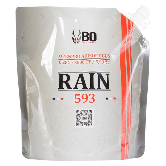 Kuličky BB 6 mm, B.O. Rain 0,28 g, 3500 ks