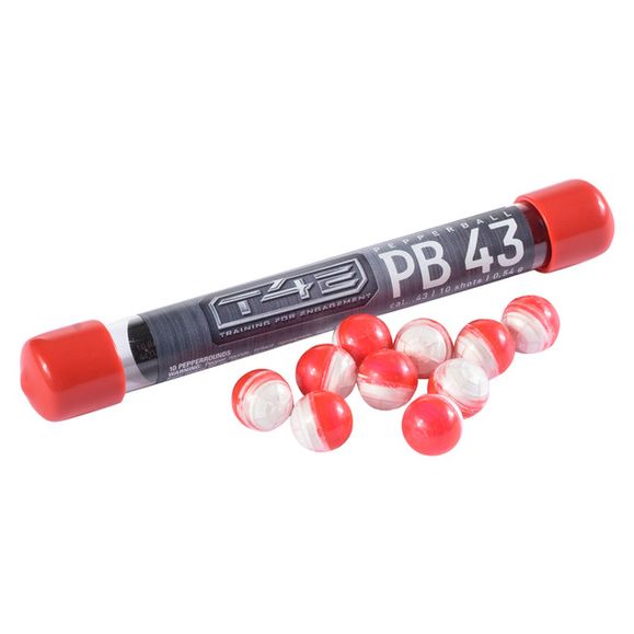 Kuličky T4E Pepper Ball PB .43 korenisté 10 ks