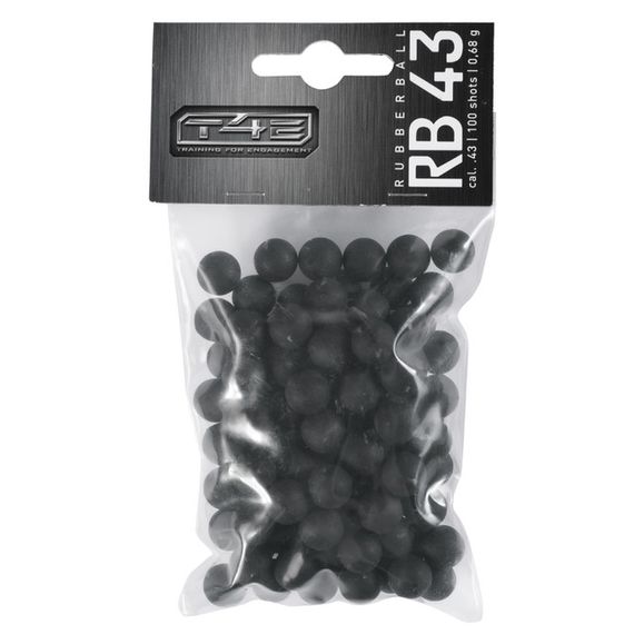 Gumové kuličky T4E Rubber Ball RB .43 0,68 g polymér 100 ks