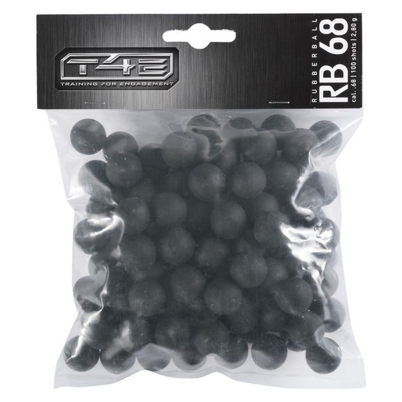 Gumové kuličky T4E Rubber Ball RB, .68 polymer 100 ks