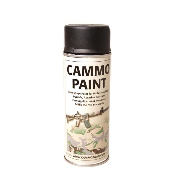 Kamuflážní barva Cammo paint černá, 400 ml
