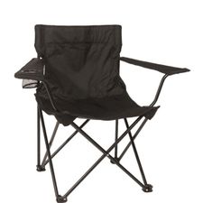 Kempová židle Relax, černá