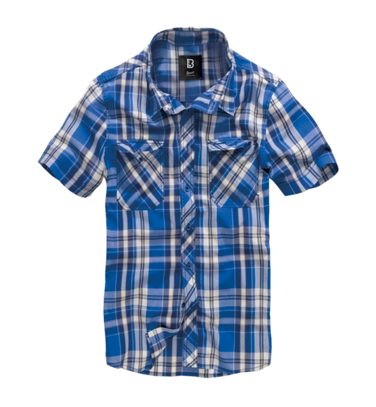 Košile Brandit Roadstar Sleeve, modra