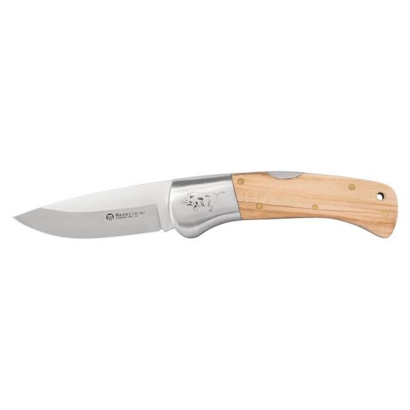 Nůž Maserin Line - 760/ICG lovecký, olivové dřevo