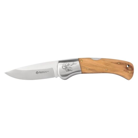 Nůž Maserin Line - 760/ICV lovecký, olivové dřevo