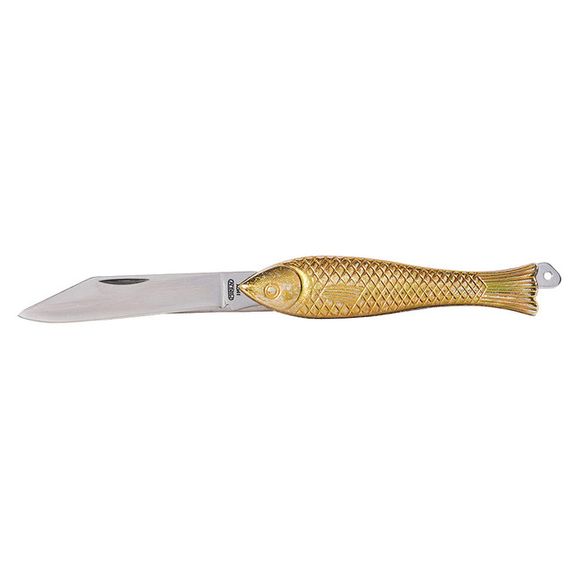 Nůž Mikov kapesní "Rybička", zlatý