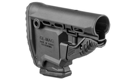 Pažba samostatní GL-MAG pro M4/M16/AR15, černá, s 10 ranovým zásobníkem
