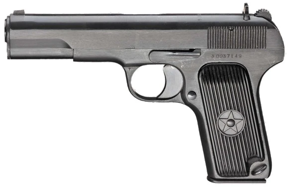 Pistole Norinco T54, kal. 7,62 x 25