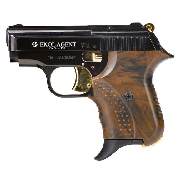 Plynová pistole Ekol Agent, kombinace, černá, kal. 9 mm