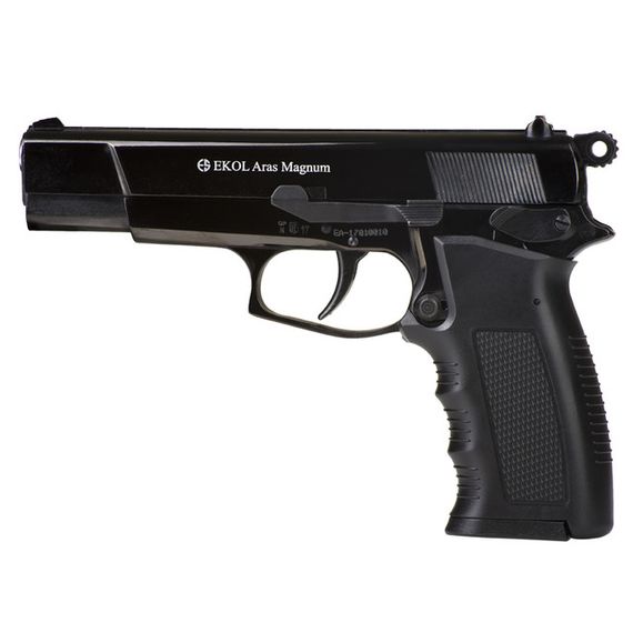 Plynová pistole Ekol Aras Magnum, černá, kal. 9 mm