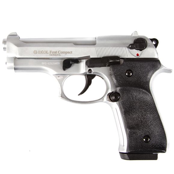 Plynová pistole Ekol Firat Compact, nikl, kal. 9 mm