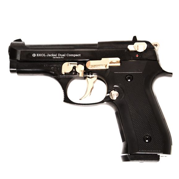 Plynová pistole Ekol Jackal dual Compact, kombinace, kal. 9 mm, Full Auto