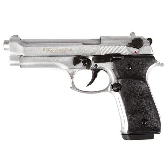Plynová pistole Ekol Jackal dual, nikl, kal. 9 mm, Knall Full Auto