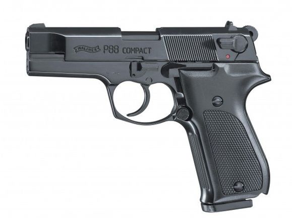 Plynová pistole Umarex Walther P88 Compact černá, kal. 9 mm