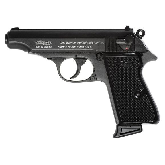 Plynová pistole Umarex Walther PP, černá, kal. 9 mm