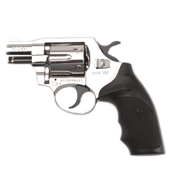 Plynový revolver ALFA 020, nikl, plast, kal. 9 mm R Knall