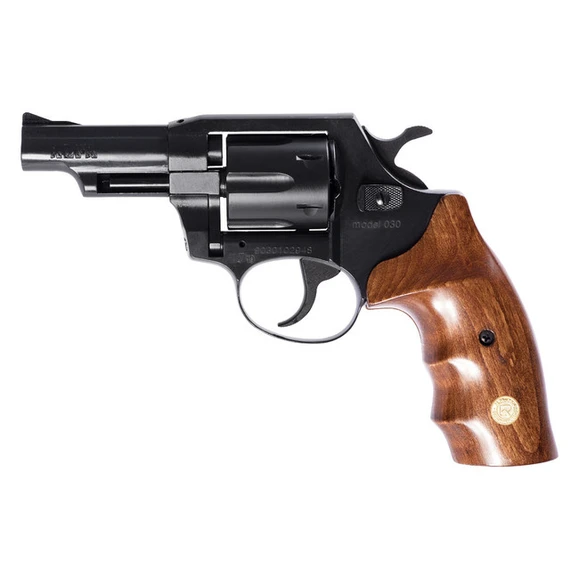 Plynový revolver ALFA 030, černý, dřevo, kal. 9 mm R Knall