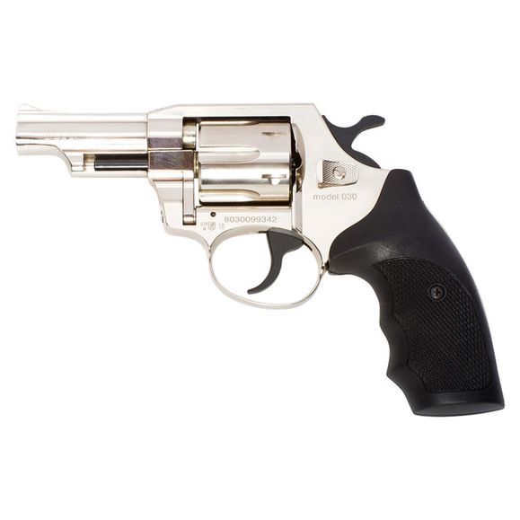 Plynový revolver ALFA 030, nikl, plast, kal. 9 mm R Knall