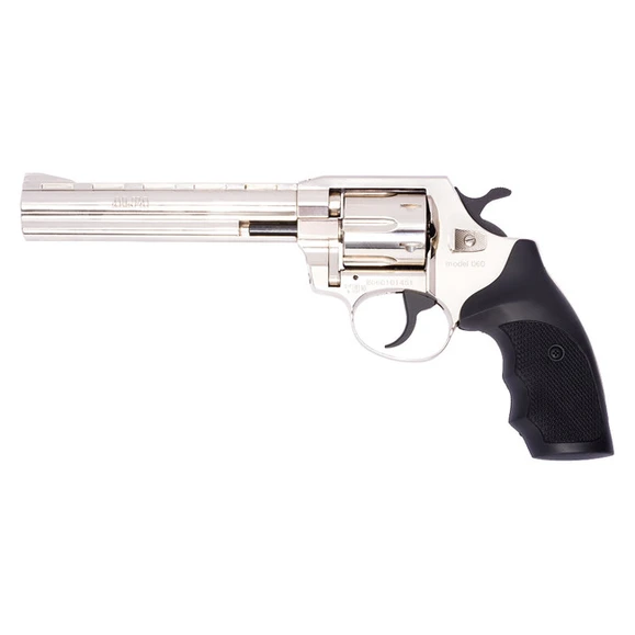 Plynový revolver ALFA 060, nikl, plast, kal. 9 mm R Knall