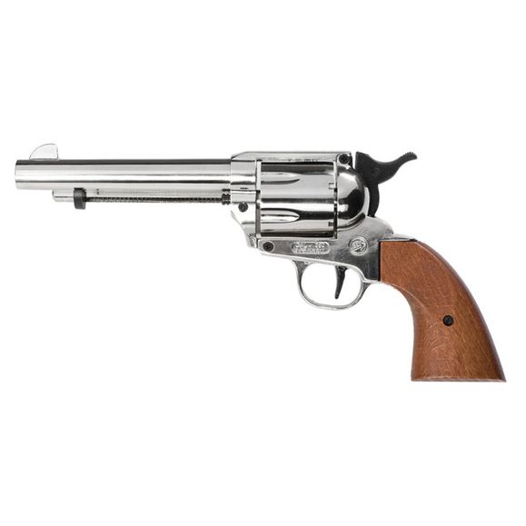 Plynový revolver Bruni Single Action Peacemaker, chrom, kal. 9 mm