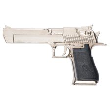 Poloautomatická pistole USA, Izrael 1982, Desert Eagle, chrome