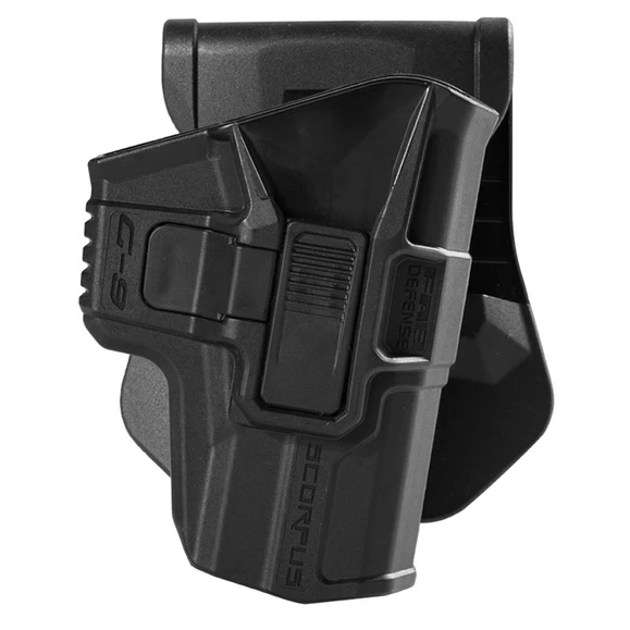 Polymerové pouzdro Scorpus pro Glock 17, 19 (pádlo + opasková redukce) SC-G9SR