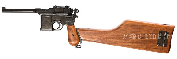 Replika pistole Mauser C-96, Německo, dřevo