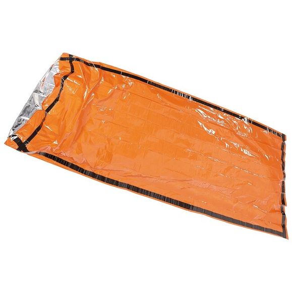 Spacák nouzový s hliníkovou vložkou, oranžový
