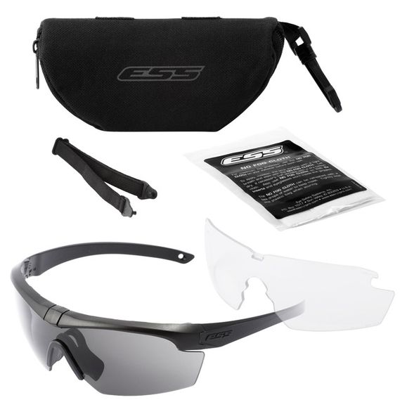 Střelecké brýle ESS Crosshair 2 LS, černý rám EE9014-04