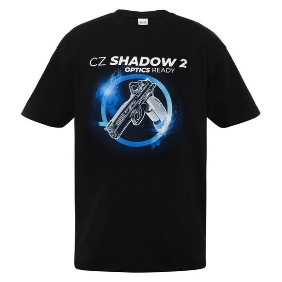 Tričko CZ Shadow, barva černá