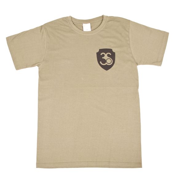 Tričko s krátkým rukávem, barva olivová, černé logo