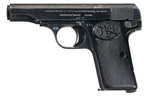 Znehodnocena pistole Fn 1910, kal. 9 Browning